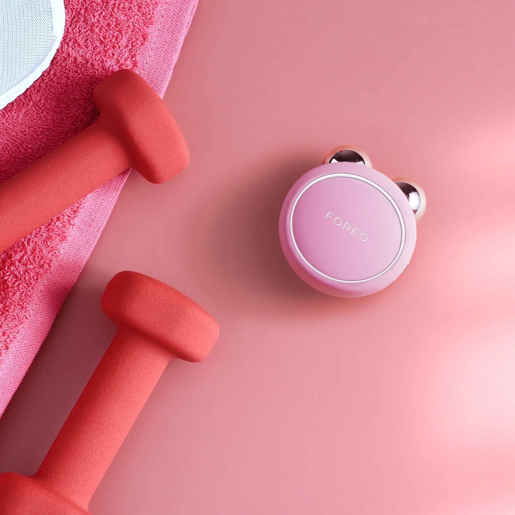 เครื่องยกกระชับเข้าถึงทุกจุด FOREO BEAR mini Pearl Pink_6